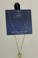 Beloved & Inspired Libra Necklace. 14K Gold Dipped Diplomatic Gracious Social