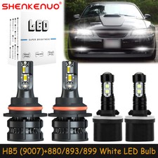 For Ford Mustang 1994-2004 Combo LED Headlights Bulbs High Low Beam Fog Light Z8