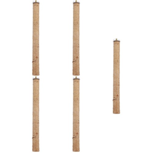 5pcs Bird Cage Parrot debout Rod Bird Bird Perch Stick Parrot Stand Perch Bird tendance