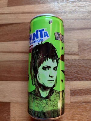 1 Fanta Beetlejuice Movie 250ml Dose Voll Coca Cola Exotic Zero can Coke Women