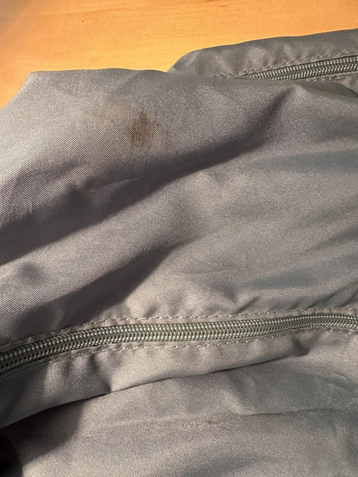 Bolsa de Transporte de Almacenamiento Pack n Play EXTRA GRANDE Azul -2 Áreas de Almacenamiento con Cremallera RARA Foto 3 de 4