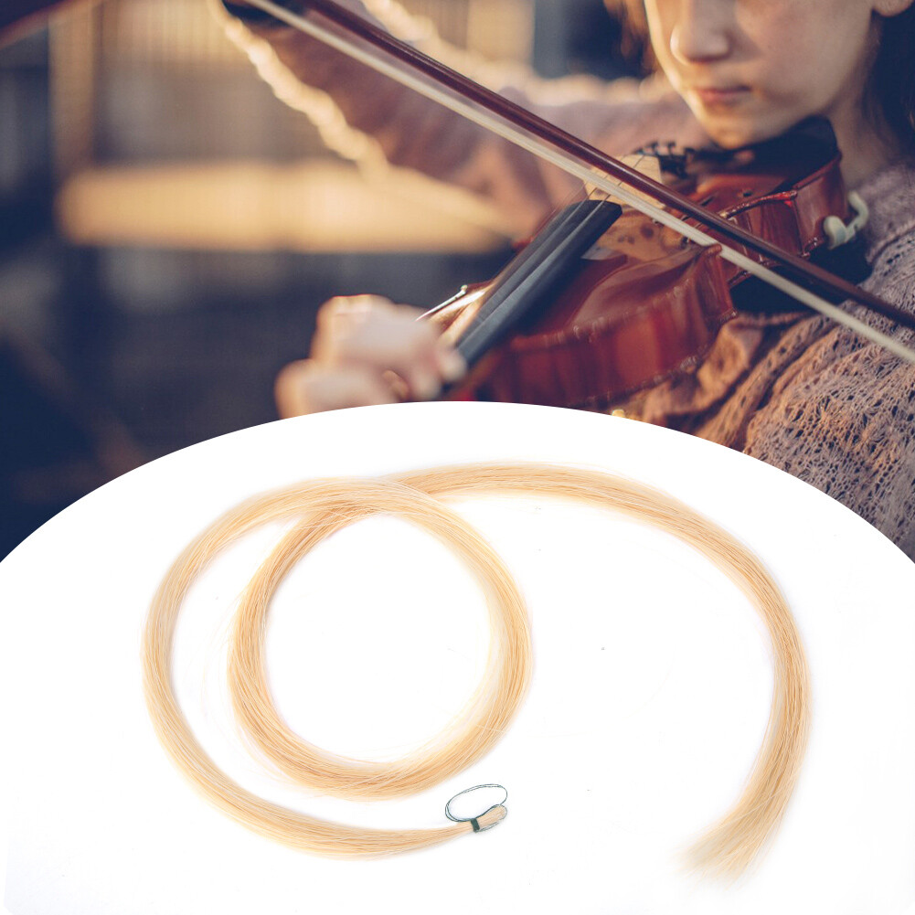White Violin Bow Hair Replacement Bow Hair Stringed Instrument