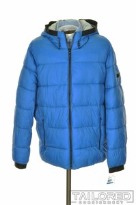 Nuevo con etiquetas-para hombre de poliéster azul eléctrico Michael Kors  Puffer Abrigo Chaqueta con Capucha-Xl | eBay