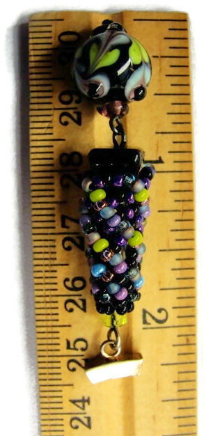 Braided Multi Bead 3D Solid 925 Heavy Patina Vtg … - image 4