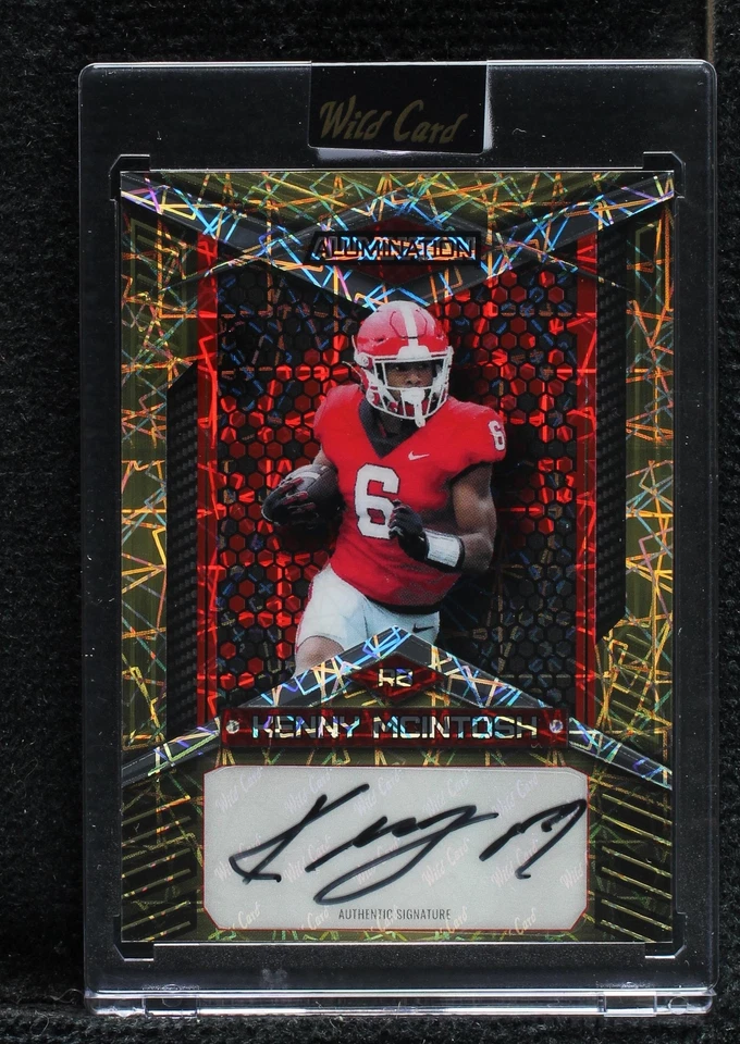 2023 Wild Card Alumination Draft Kenny McIntosh #AB-81