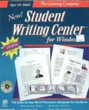 Student Writing Center PC CD type write publish documents word processing tools 