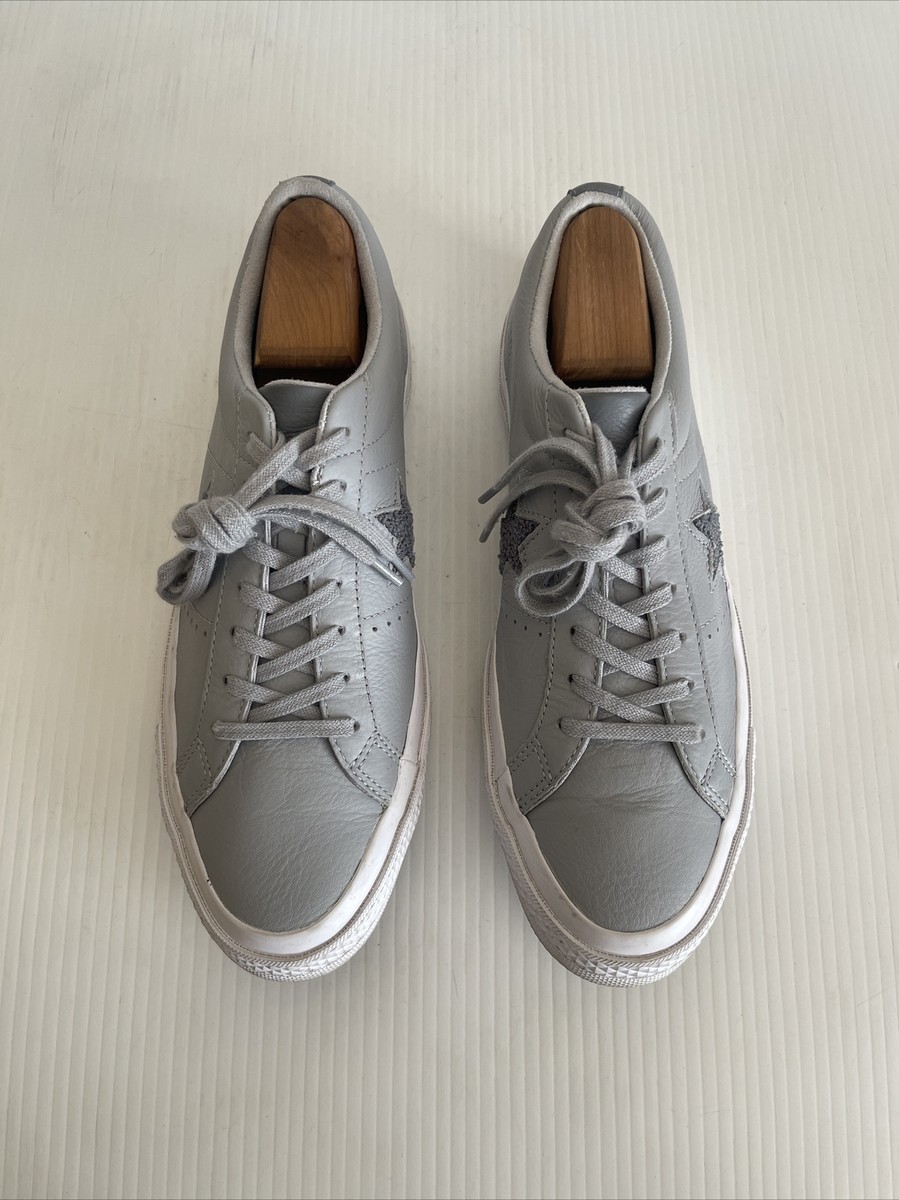 Converse One Star Low Leather Sneaker - 159723C - Wolf Grey/White