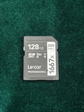 Lexar Professional 1667x 128GB SDXC UHS-II Memory Card