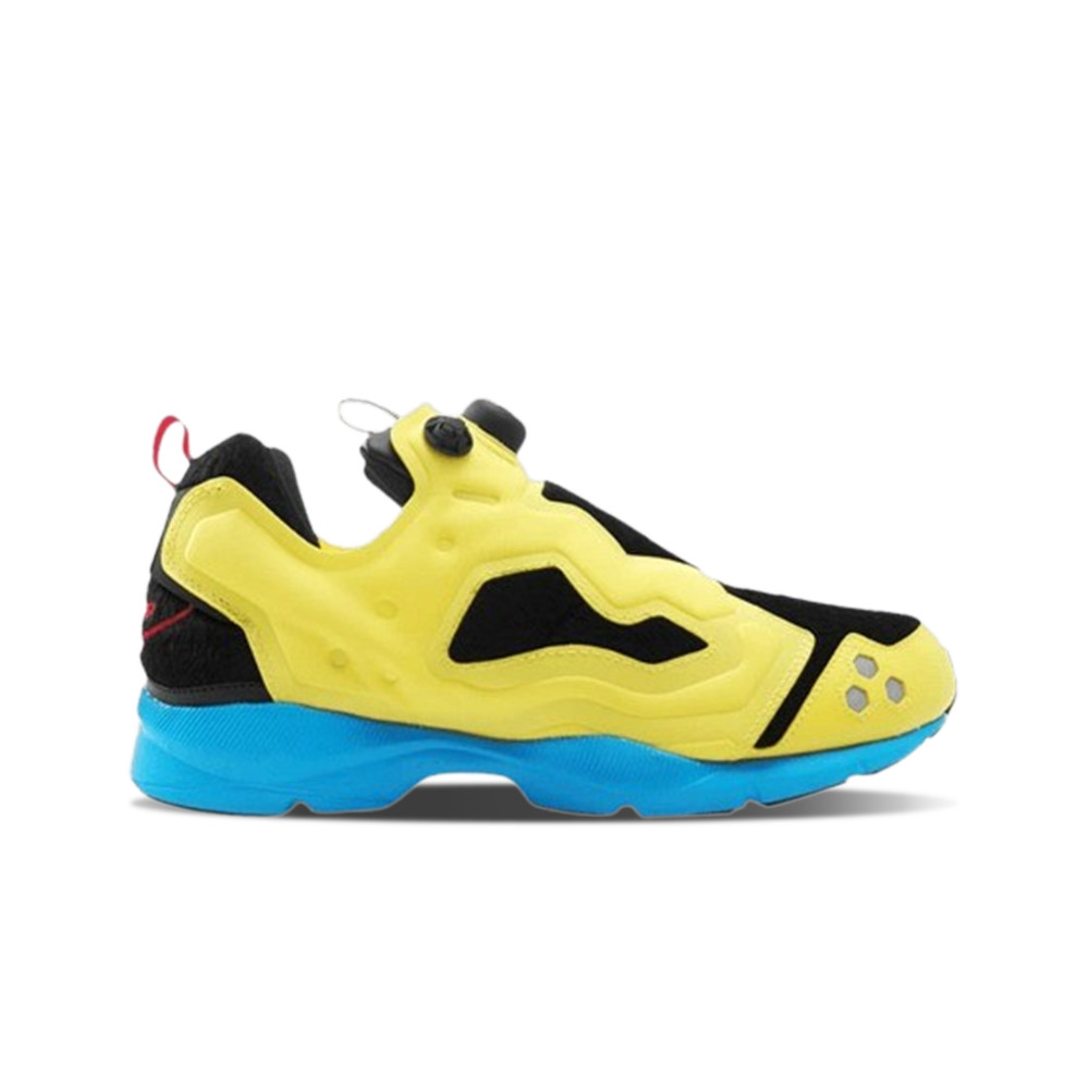 Reebok Pump Fury HLS Marvel Yellow Blue Sneakers