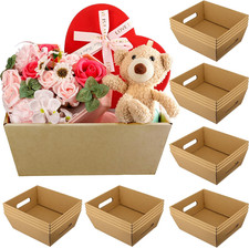 30 Pieces Baskets for Gifts Empty 10 X 8 Inch Gift Baskets Empty to Fill Large C