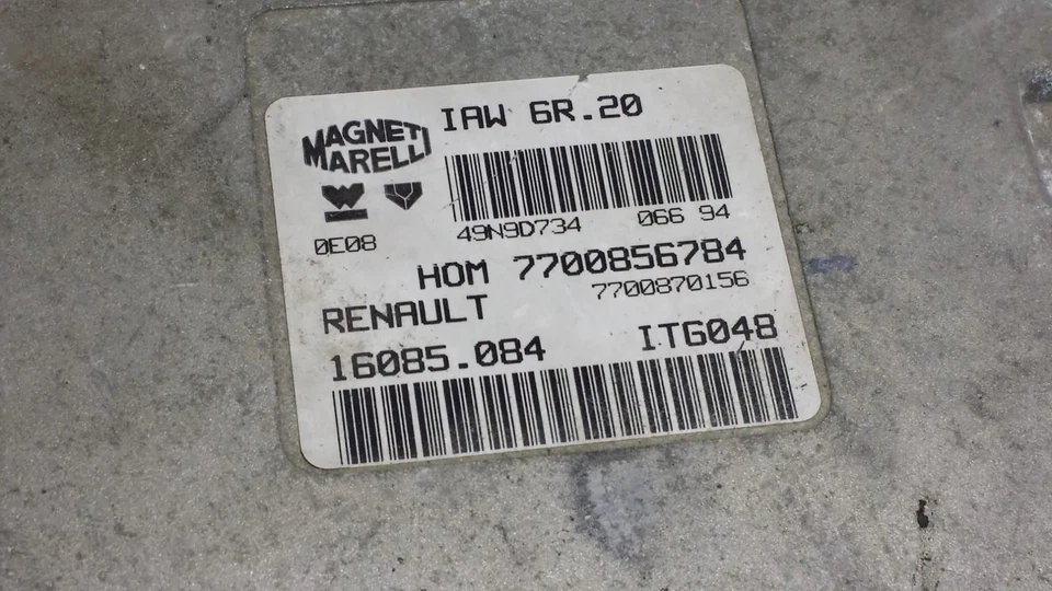 CENTRALINA MOTORE PER RENAULT Twingo I serie IAW6R.20 Benzina 1200 (93>98) - Immagine 3 di 4