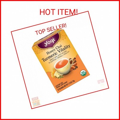 Yogi Tea, Honey Chai Turmeric Vitality, 16 ct