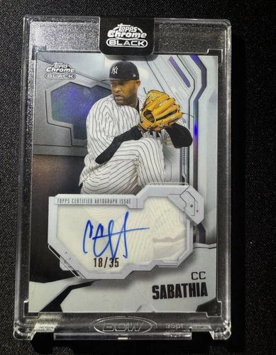 2026 Topps Chrome Black CC Sabathia Ivory Autographs (RAW)