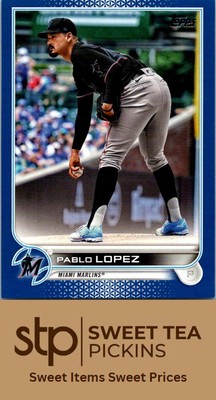 2022 Topps #644 Pablo Lopez Royal Blue