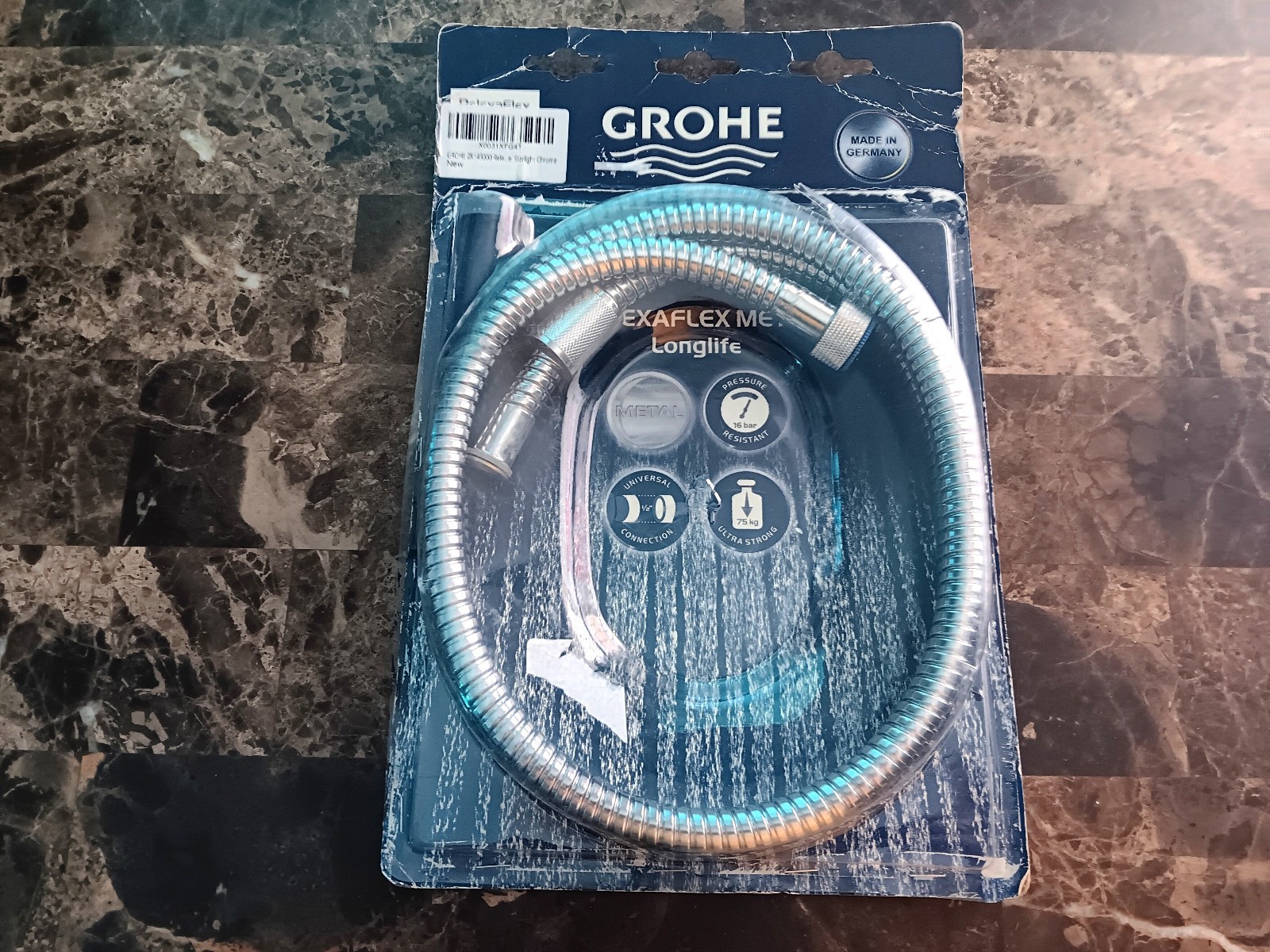 Grohe 59" Metal Longlife Shower Hose 2814300 NEW OPEN PACK