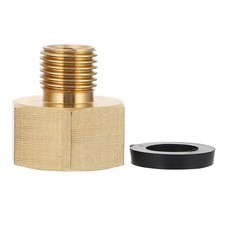 Gas Adapter Brass Propane Hose Fitting Leakproof Golden Color