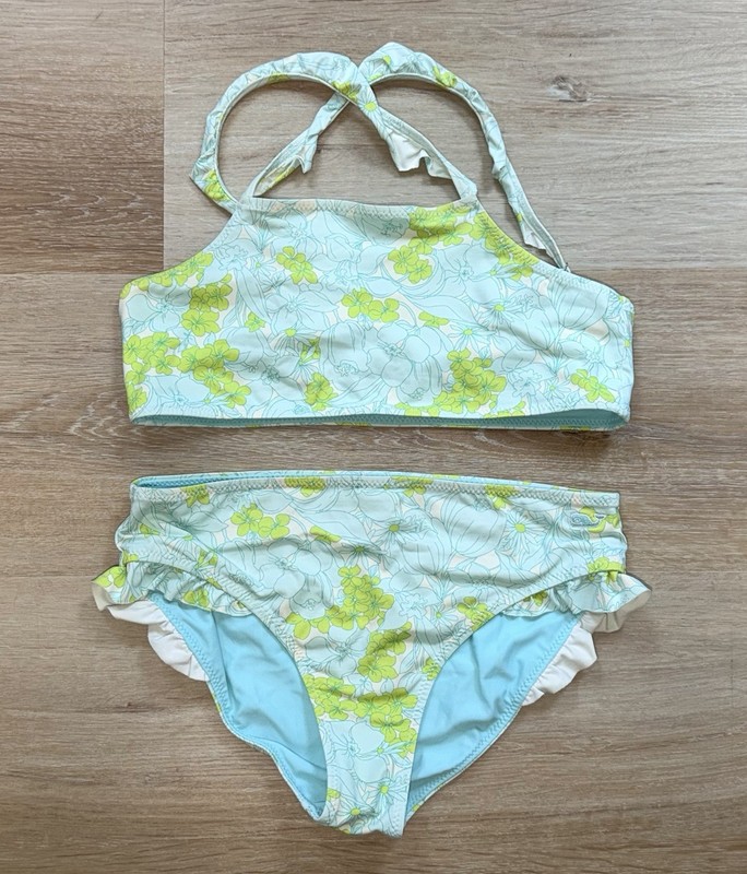 Vineyard Vines Girls Sydney Floral Swim Bikini size medium 10-12