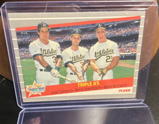 Fleer 1989 SuperStar Specials Triple A's #634 Canseco McGwire Steinbach