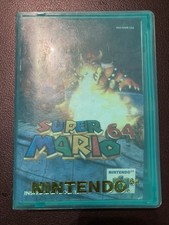 Super Mario 64 Nintendo 64 Game Cartridge Tested w/ Manual  Green Case