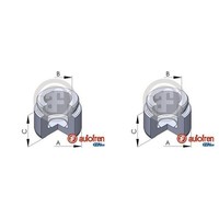 2X Autofren 36Mm Kolben Bremssattel Hinten Passend FüR Chrysler Crossfire Merced
