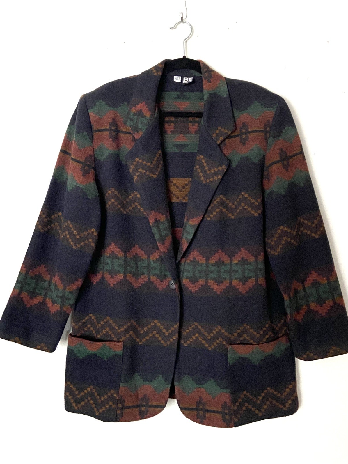 BE Basic Editions Vintage Wool Blend Southwestern… - image 4