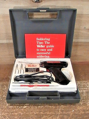 WELLER #8200 N 100/140W SOLDERING GUN KIT W/ LIGHT PRE-OWNED & TESTED