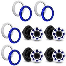 Kicker (4 Pair ) 48KMXL84 8" LED Horn-Loaded Marine Speakers & 51KLSR88 - 8.8...