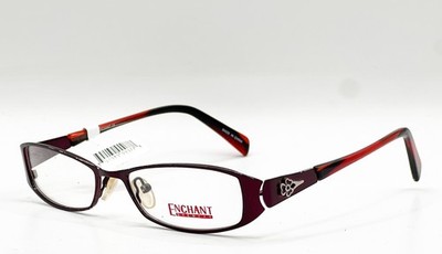 NEW ENCHANT EYEWEAR EE0964 WINE AUTHENTIC EYEGLASSES 52-17