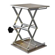 Soporte elevador manual de laboratorio de acero inoxidable plataforma de soporte de altura ajustable
