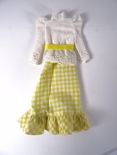 Vintage moda moda moda per Barbie Best Buy gonna + top Mattel anni 70 raro (20567)