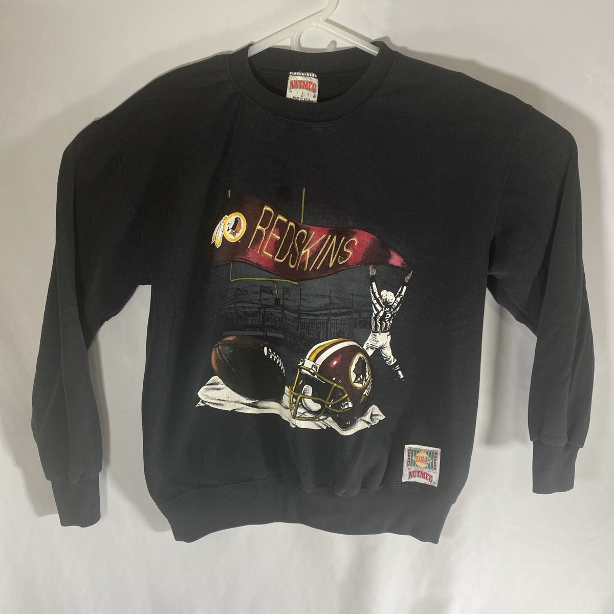 Vintage Washington Redskins Sweatshirt Medium Men's Nutmeg Mills