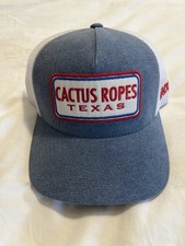 Hooey Cactus Ropes Blue Snapback Mesh Hat