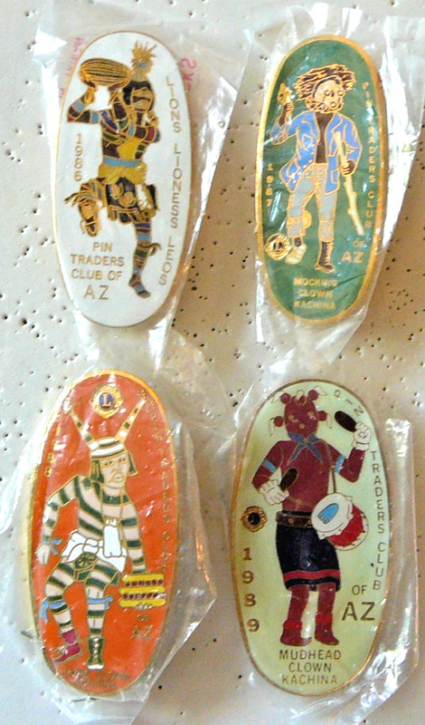 Lions Club Pins - KACHINA FIGURES PRESENTED BY PIN TRADERS CLUB OF AZ