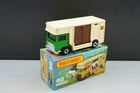 Matchbox Lesney No 40 Horse Box Green/Beige Unpainted Base VNM to M+Original Box
