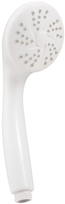 8076200 Body Moods Handheld Shower Head-1 Spray Settings-White