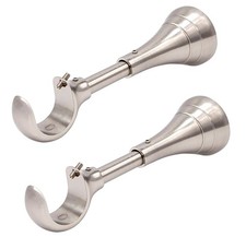 Heavy Duty Curtain Rod Brackets for Wall, 6 inch Curtain Rod Brackets, Extra ...