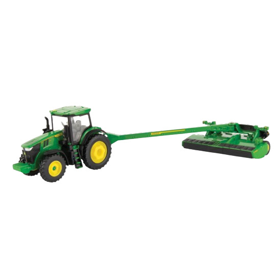TOMY John Deere 1:64 John Deere 7R 270 Tractor & C500 Mower