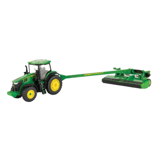 TOMY John Deere 1:64 John Deere 7R 270 Tractor & C500 Mower