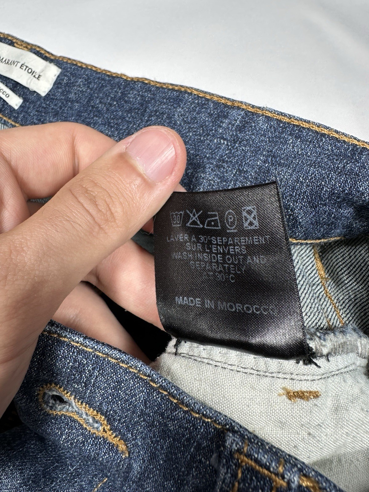 Isabel Marant Etoile Patchwork Straight Dillon Je… - image 11