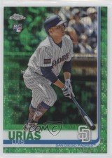 2019 Topps Chrome Green Wave Refractor 44/99 Luis Urias #141 kq9