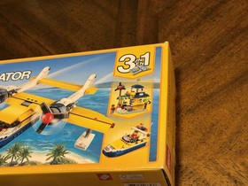 New LEGO 31064 Creator Island Adventures 3-in-1 Sea Plane Boat Hut Retired 2017