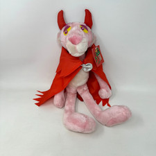 Pink Panther Plush Stuffed Animal Devil Red Cape 17" with TAG READ