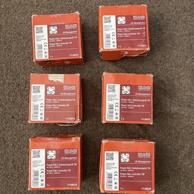6x Jung 1713DSTE Power-DALI-Taststeuergerät TW mit Nebenstelleneingang