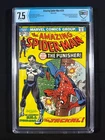 AMAZING SPIDER-MAN 129 / CBCS 7.5 / 1st App of Punisher/Frank Castle / WHITE PGS