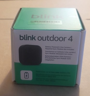 Blink Zusatzkamera (Outdoor 4) Wireless HD Smart Überwachungskamera (neu und versiegelt)