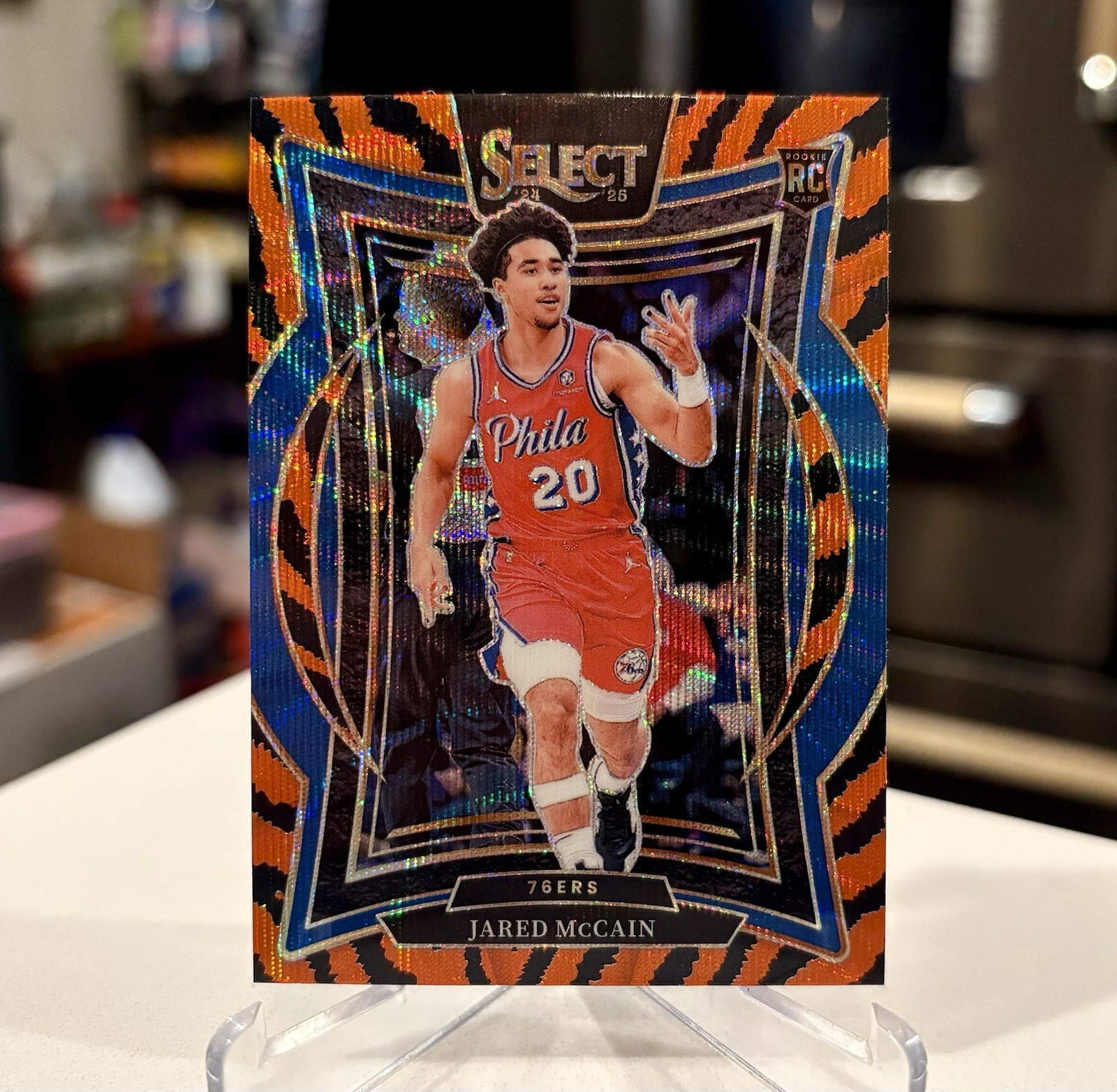 2024-25 Select Jared McCain TIGER Prizm Concourse Rookie SSP (RC) NUKE Alert 🔥