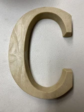 Vintage 7" Decorative Letter "C"