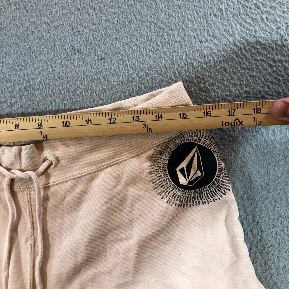 Pantalones Cortos Volcom De Colección Para Mujer M Rosa Melocotón Y2K Elevación Baja Estilo Hollister Foto 3 de 4