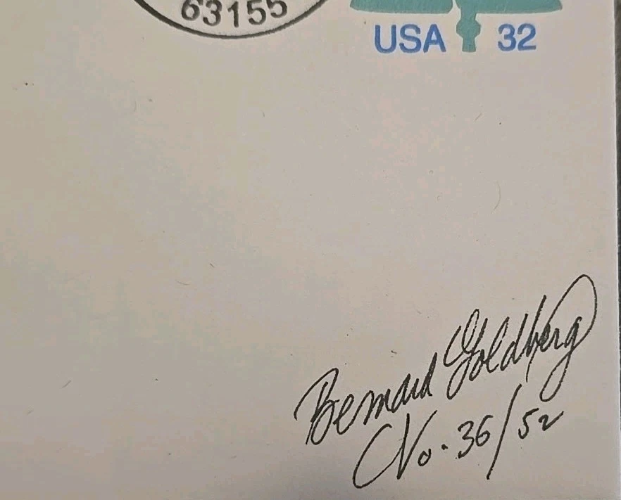 US Special Event Signed Goldberg Cachet #'d 36/52 Mark McGwire's 70th Homer 1998 - Image 3 of 4