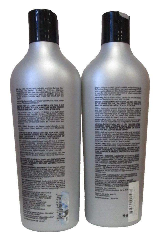 Kenra 保湿洗发水和护发素平衡保湿套装 10.1 液量 盎司 — 第 4/4 张图片